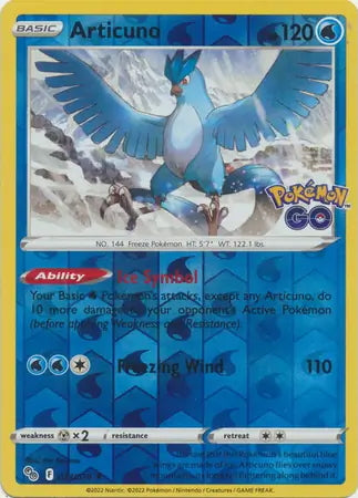 Pokémon Go Articuno #24/78 reverse holo